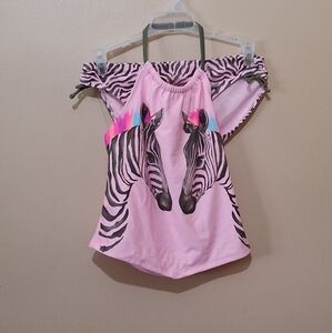 NWT George Zebra Print Tankini